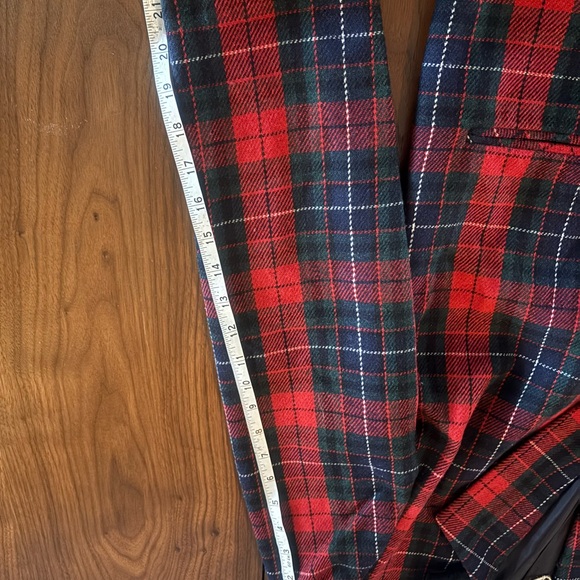 Sag Harbor Red and Black Plaid Blazer - Picture 6 of 6